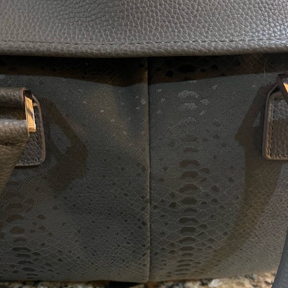 Vince Camuto Snakeskin Weekend Bag - Picture 3 of 12